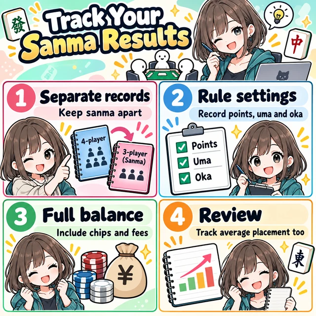 Illustrated guide to tracking sanma results